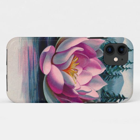  roze Lotus Flower Case-Mate iPhone Case (Achterkant (horizontaal))