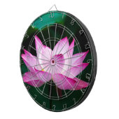 Roze Lotus Flower Dartbord (Voorkant Rechts)