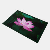 Roze Lotus Flower Deurmat (Schuin)