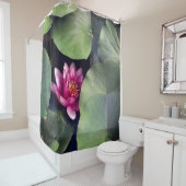 Roze Lotus Flower Douchegordijn (In situ)