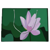 Roze Lotus Flower Groot Cadeauzakje (Voorkant)