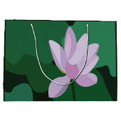 Roze Lotus Flower Groot Cadeauzakje (Achterkant)