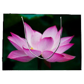 Roze Lotus Flower Groot Cadeauzakje (Achterkant)