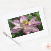 Roze Lotus Flower II Summer Floral Rechthoekige Sticker (Envelop)