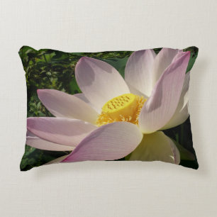 Roze Lotus Flower III Summer Floral Accent Kussen