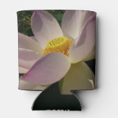 Roze Lotus Flower III Summer Floral Blikjeskoeler (Achterkant)