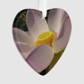 Roze Lotus Flower III Summer Floral Ornament (voorkant)