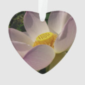 Roze Lotus Flower III Summer Floral Ornament (achterkant)