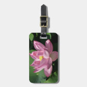 Roze Lotus Flower IV Bagagelabel (Voorkant verticaal)