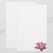 Roze Lotus Flower IV Briefpapier (Voorkant / Achterkant)