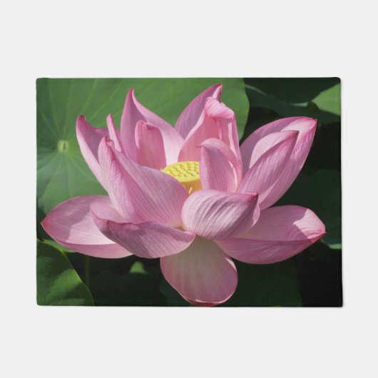 Roze Lotus Flower IV Deurmat (Voorkant)