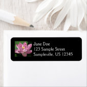 Roze Lotus Flower IV Etiket (Insitu)