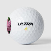 Roze Lotus Flower IV Golfballen (Logo)