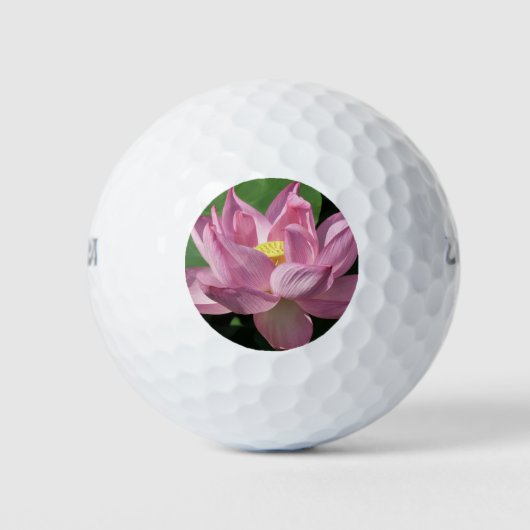 Roze Lotus Flower IV Golfballen (Voorkant)
