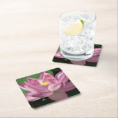 Roze Lotus Flower IV Kartonnen Onderzetters (Insitu)