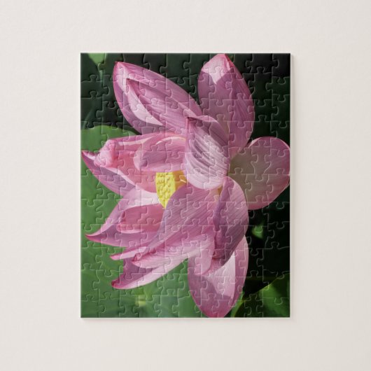 Roze Lotus Flower IV Legpuzzel (Verticaal)