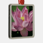 Roze Lotus Flower IV Metalen Ornament (Rechts)