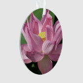 Roze Lotus Flower IV Ornament (voorkant)