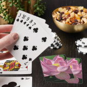 Roze Lotus Flower IV Pokerkaarten (Insitu)