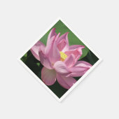 Roze Lotus Flower IV Servetten (Hoek)