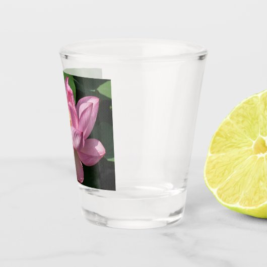 Roze Lotus Flower IV Shot Glas (Rechts)