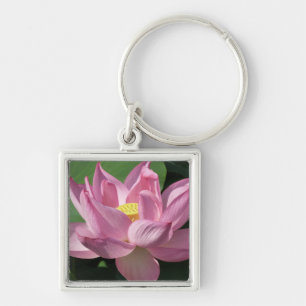 Roze Lotus Flower IV Sleutelhanger