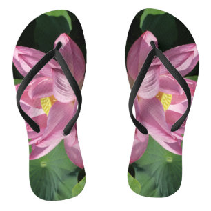 Roze Lotus Flower IV Teenslippers