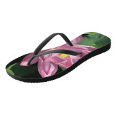 Roze Lotus Flower IV Teenslippers (Schuin)