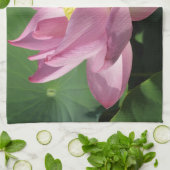 Roze Lotus Flower IV Theedoek (Gevouwen)