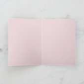 Roze Lotus Flower Kaart (Binnen)