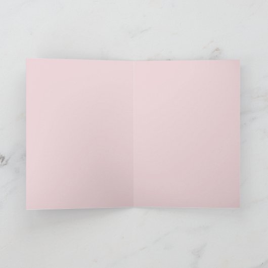 Roze Lotus Flower Kaart (Binnen)