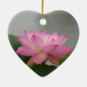 Roze Lotus flower Keramisch Ornament
