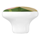 Roze Lotus Flower Keramische Knop (Zijkant)