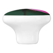 Roze Lotus Flower Keramische Knop (Zijkant)