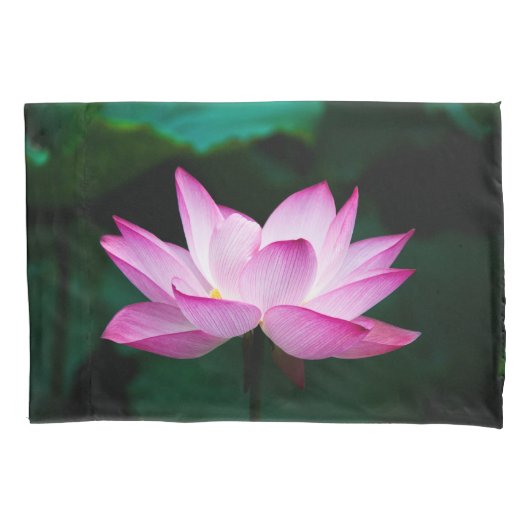 Roze Lotus Flower Kussensloop (Voorkant)