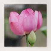 Roze Lotus Flower Legpuzzel (Verticaal)
