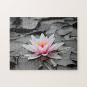 Roze Lotus Flower Legpuzzel (Horizontaal)