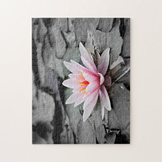 Roze Lotus Flower Legpuzzel (Verticaal)