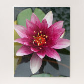 Roze Lotus Flower Legpuzzel (Verticaal)