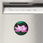 Roze Lotus Flower Magneet (Insitu (Vaatwasser))