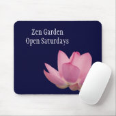 Roze Lotus Flower Muismat (Met muis)