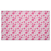 Roze Lotus Flower Pattern Stof (Fat Quarter)
