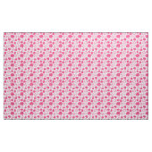 Roze Lotus Flower Pattern Stof (Yard (91,4 cm))