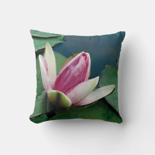 Roze Lotus Flower Photo Cushion 41 cm x 41 cm Kussen