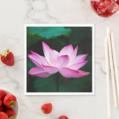 Roze Lotus Flower Servet (Insitu)