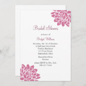 Roze Lotus Flower Vrijgezellenfeest (wit) Kaart (Voorkant / Achterkant)