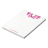 Roze Lotus Flower Yoga Instructor Holistic Classic Notitieblok (Linkerzijde)