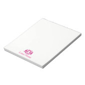 Roze Lotus Flower Yoga Instructor Holistic Classic Notitieblok (Linkerzijde)