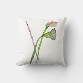 Roze Lotus Flower Zen Buddhist Art Kussen