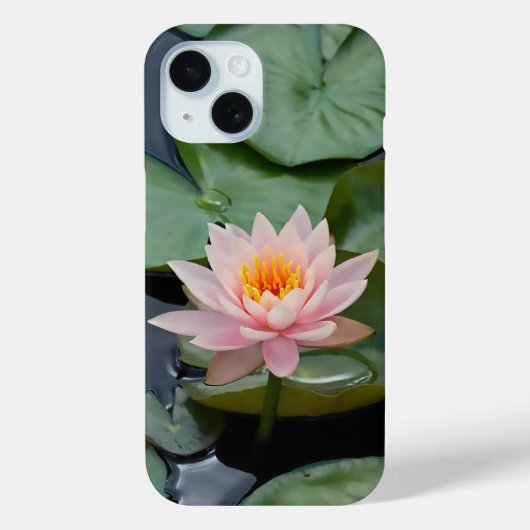 Roze Lotus Flower Zen Garden Case-Mate iPhone Case (Achterkant)